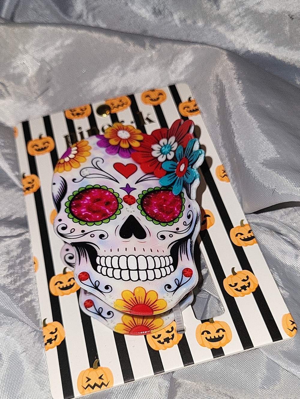 Piper K Day of the Dead Sugar Skull Hair Clip LP
